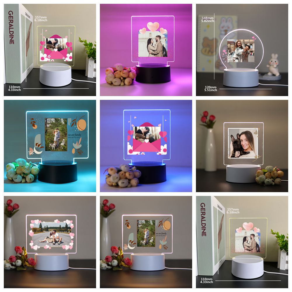 Lighting Decor Photos - 1 шт. персонализированная фотокартина на заказ