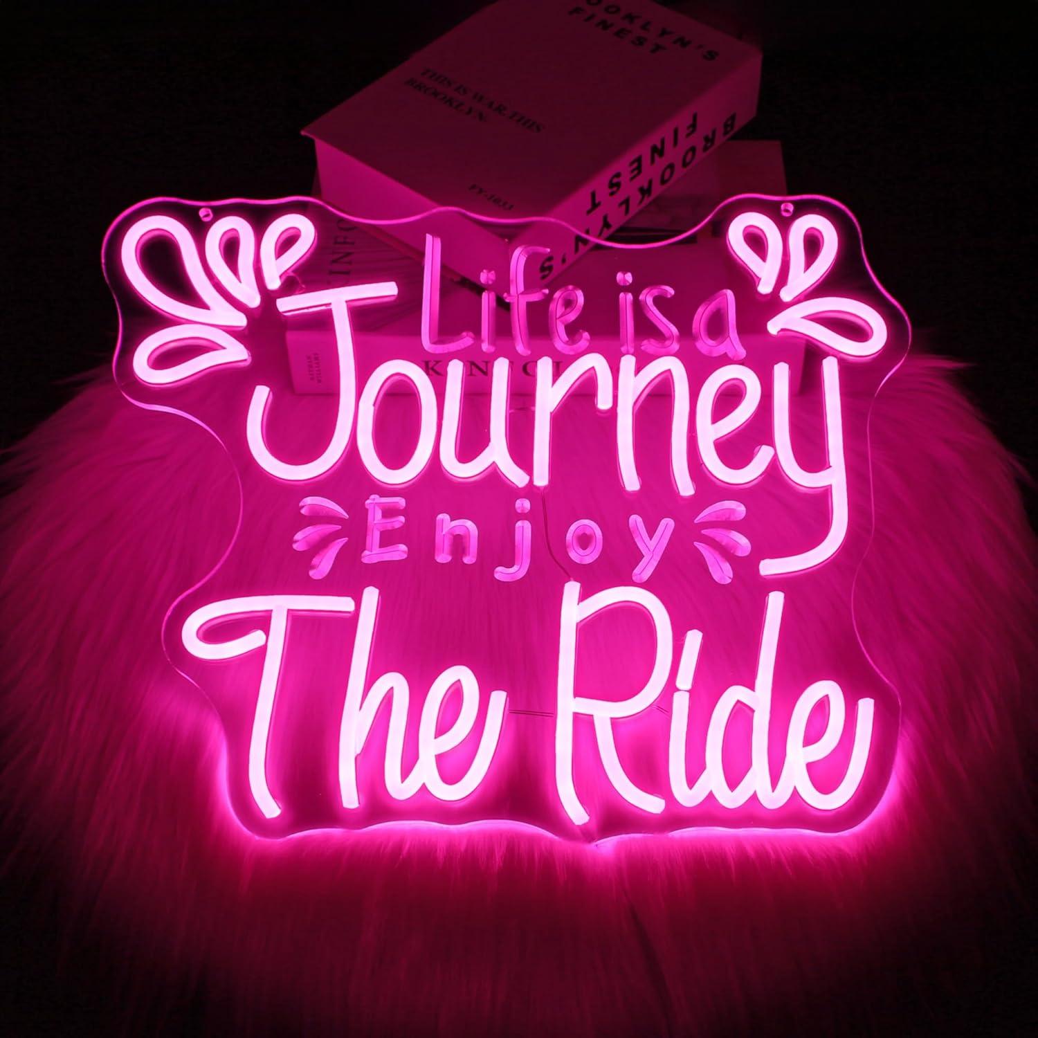 Led Lighting Wall Decor - Неоновая вывеска Journey The Ride, USB