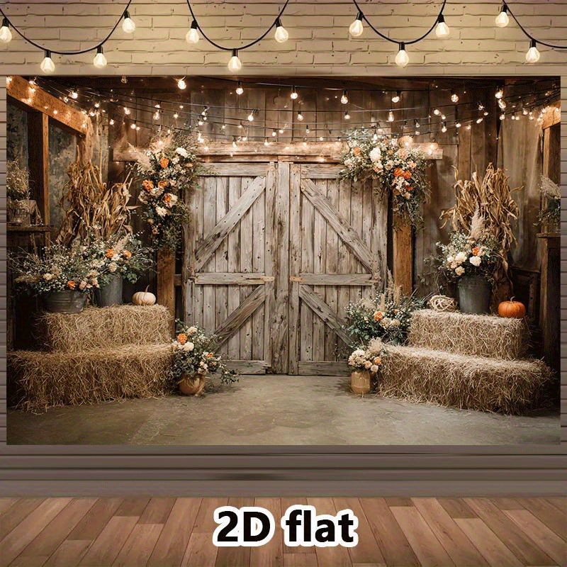 Lighting Decor Photos - 2D плоский гобелен в деревенском стиле