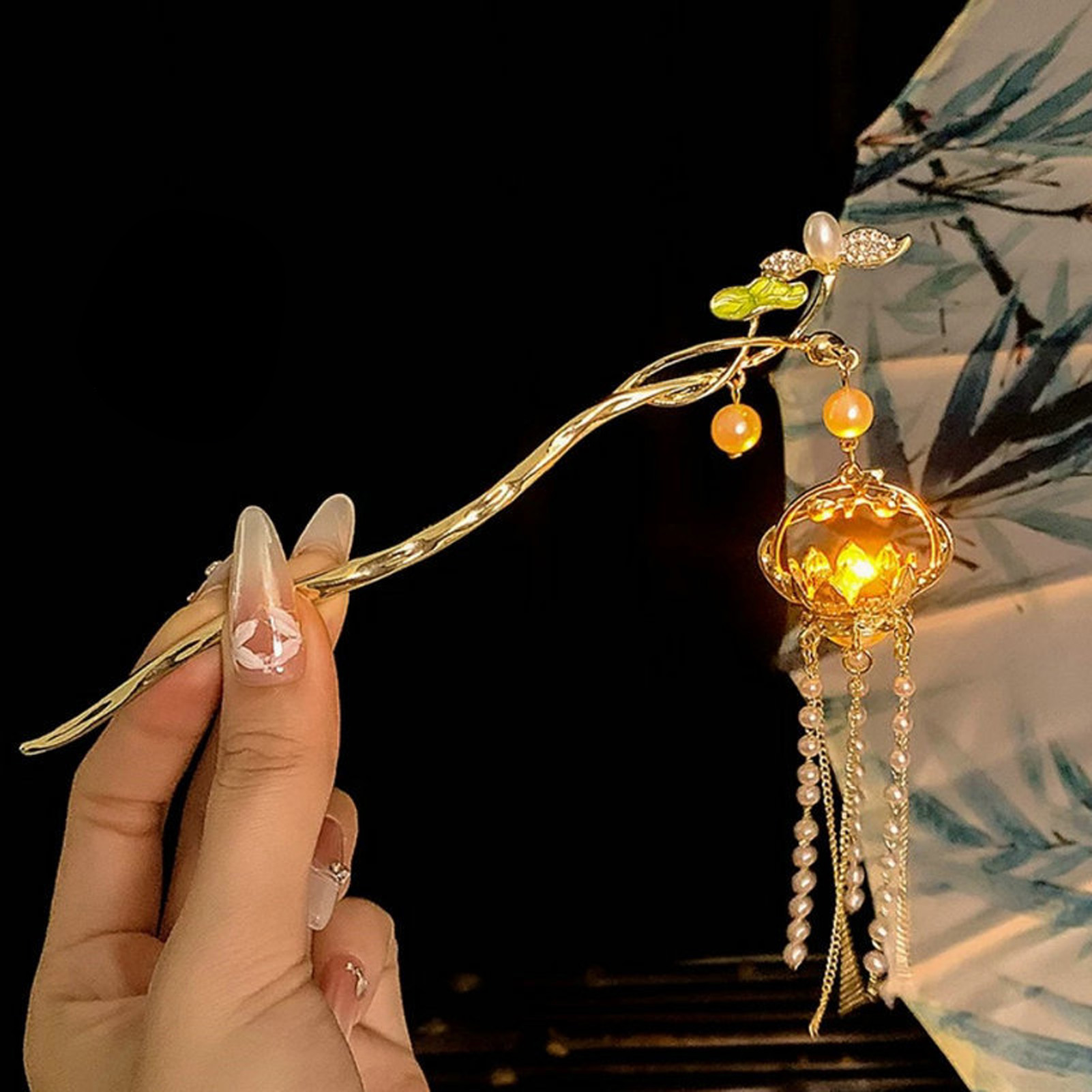 Светящаяся заколка для волос с – обзор и цена Lighting Decor Items