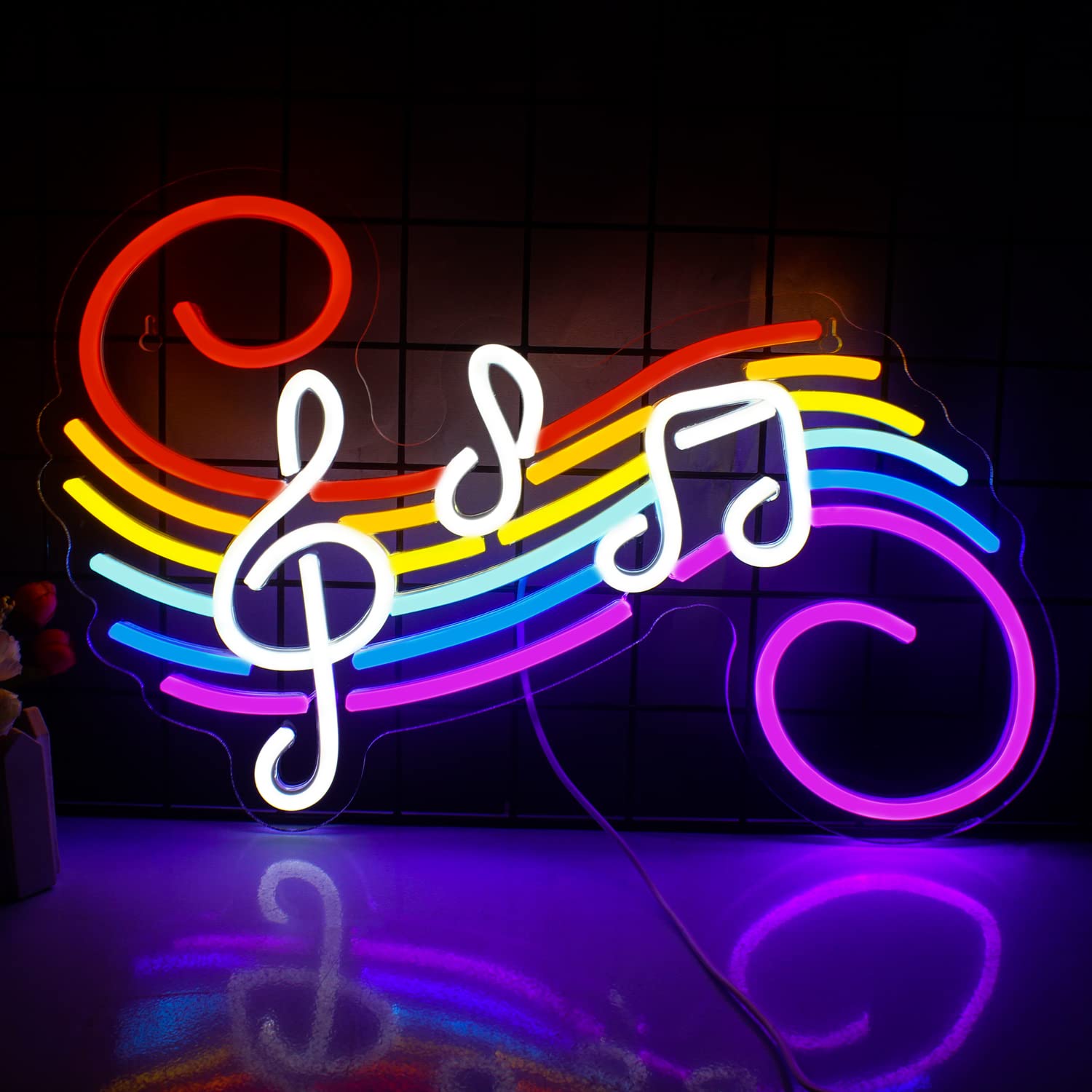 Неоновая вывеска «Музыкальные  – обзор и цена Led Lighting Wall Decor