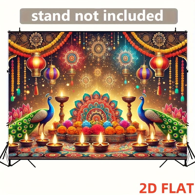Гобелен с павлиньим узором для – обзор и цена Lighting Decoration For Diwali